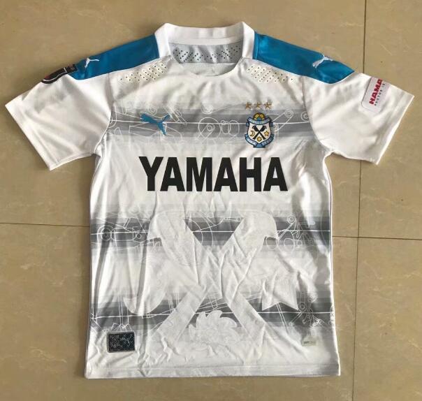 Júbilo Iwata Away White Soccer Jersey Shirt 2020/21